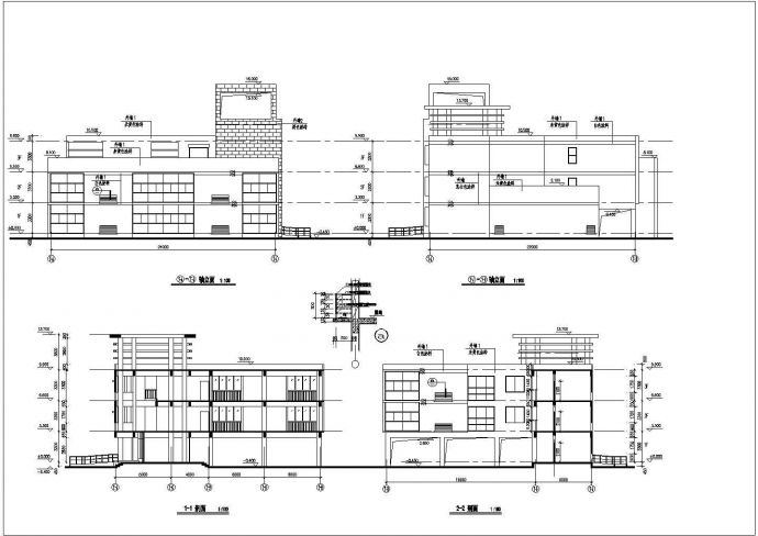 某3层幼儿园建筑全套设计cad施工图_图1