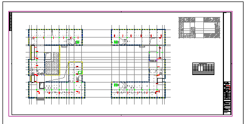 某大学科研楼给排水建筑布置参考详图-图一