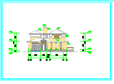 某两层别墅建筑设计方案图纸_图1