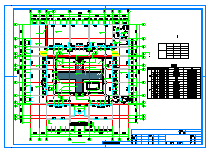 四合院建筑cad设计施工方案图纸-图二