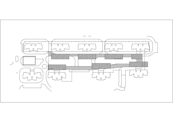 某城市地下室和商铺建筑设计施工CAD图纸_图1