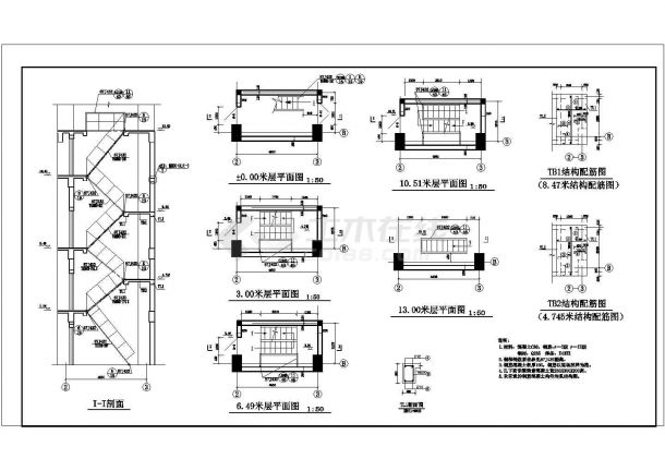某集中供热站建筑CAD设计施工详细总图-图二