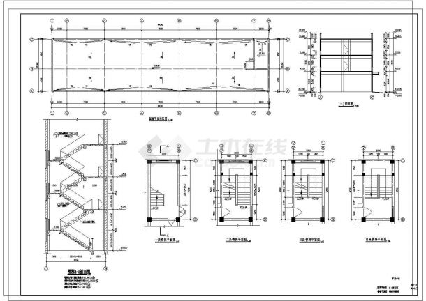 某瑞泰车间建筑CAD设计全套构造图纸-图一