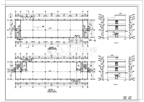 某瑞泰车间建筑CAD设计全套构造图纸-图二
