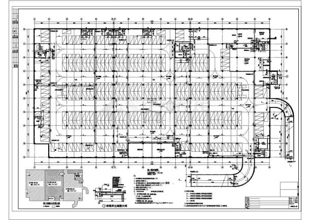 广西五层现代风格商贸物流城建筑施工图-图二