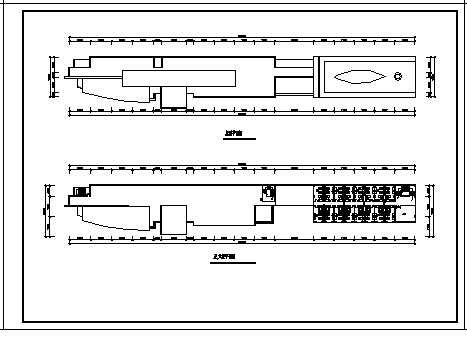 商场设计_某六层带地下室临街商场建筑施工cad图纸-图二