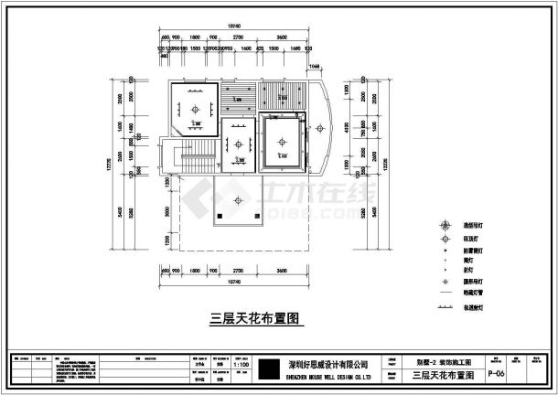 广州市城湖家园小区3层独栋别墅全套装修装饰设计CAD图纸-图一