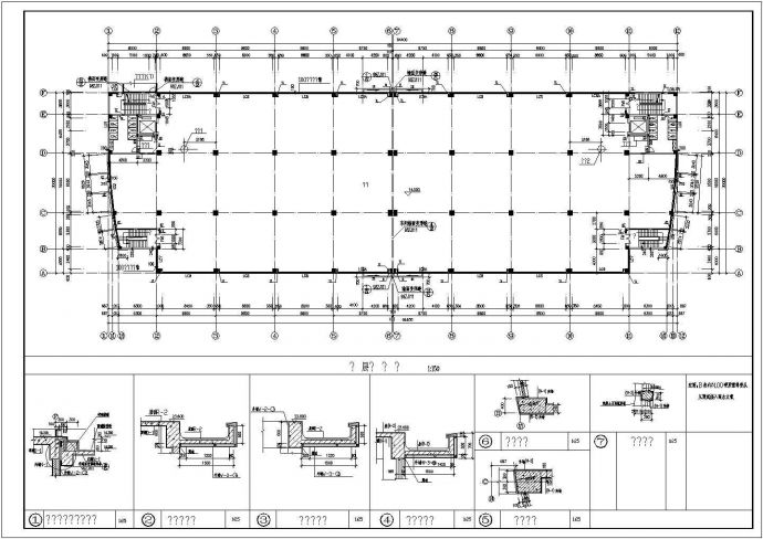 某中标厂房设计CAD详细构造施工图纸_图1