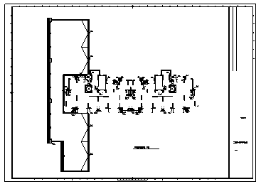 某市十一层小区住宅楼给排水施工cad图(含室内消防系统和煤气系统的设计)-图二