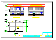 单家独院式二层别墅全套建筑结构图纸-图二