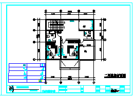 某二层小别墅建施设计CAD图-图一