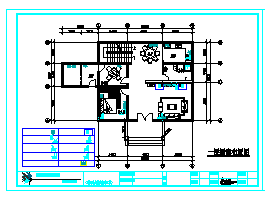 某二层小别墅建施设计CAD图-图二