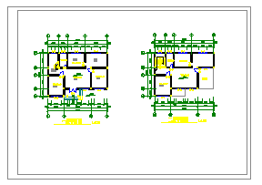 两层别墅全套建筑方案施工图附2张效果图-图一