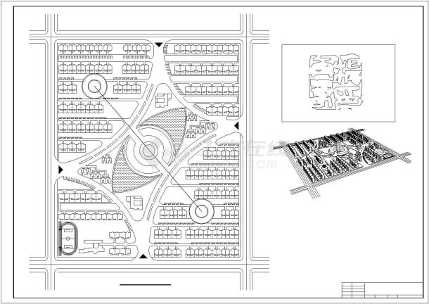 长春某小区CAD详细大样设计规划方案-图一