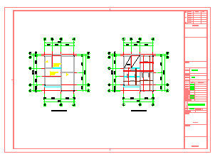 3层独栋砖混结构别墅建筑设计施工图-图二