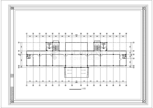 某多层办公室建筑布置参考详图-图二