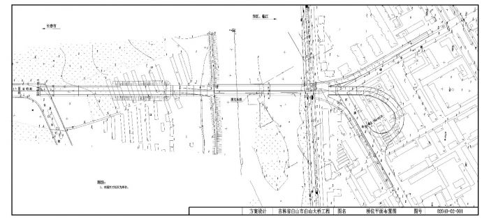 吉林省白山市白山大桥工程CAD详图_图1