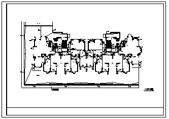 某市二十七层住宅楼室内给排水施工cad图(含消防管道系统设计图)-图一