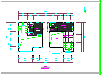 某三层别墅建筑设计施工cad全图带效果图-图一