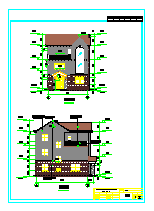 某3层独栋别墅cad建筑施工图（含设计说明）-图一