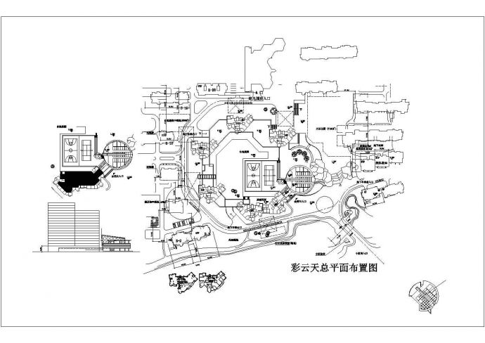 杭州某地山水人家建筑及景观全套施工图(含效果图)_图1