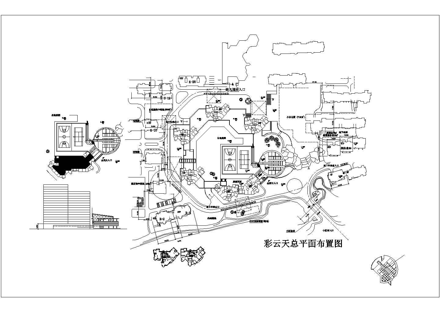 杭州某地山水人家建筑及景观全套施工图(含效果图)