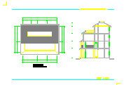 某四层别墅cad建筑设计施工图纸附效果图_图1