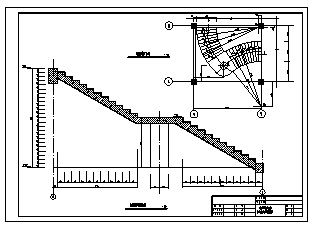 旋转楼梯设计某旋转楼梯大样设计cad图纸