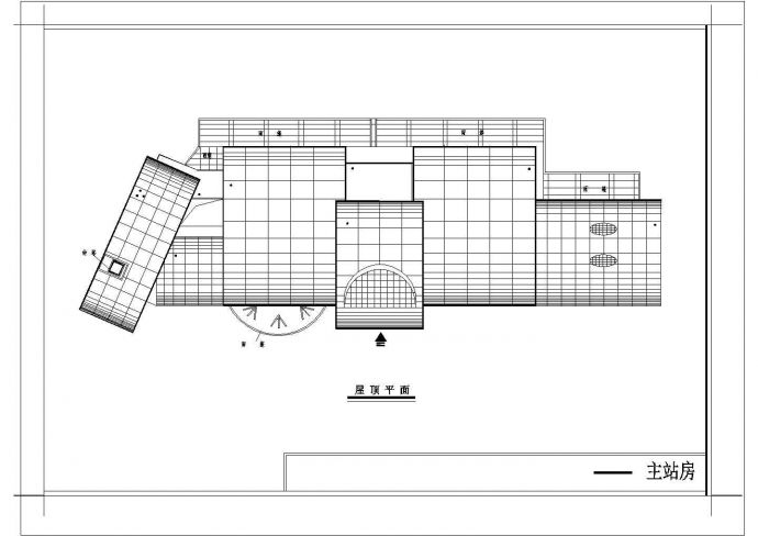 某地区三层长途汽车客运站建筑设计cad图_图1