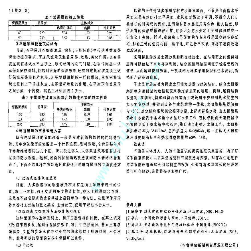 采暖地区屋顶节能技术分析-图二