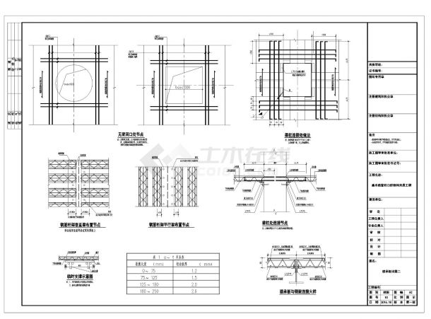 钢结构加层及组合楼板电梯设计施工图-图一