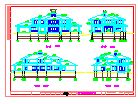 某两层别墅建筑CAD设计施工图
