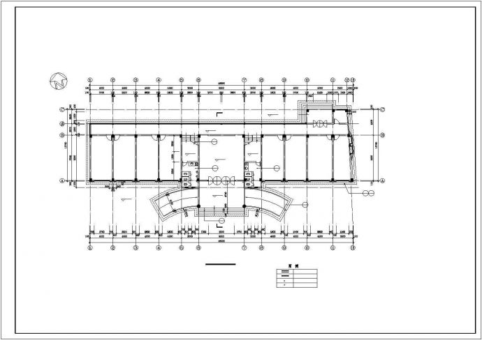 郑州某工业区3700平米6层砖混结构宿舍楼建筑设计CAD图纸_图1