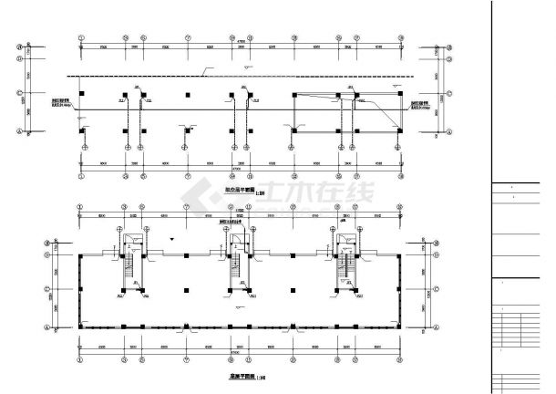 南阳市某小区7层混合结构住宅楼给排水设计CAD图纸（含架空层）-图一