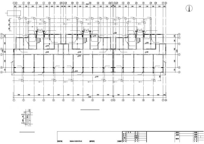 崇州市合川花园小区7层住宅楼给排水设计CAD图纸（含车库和阁楼）_图1