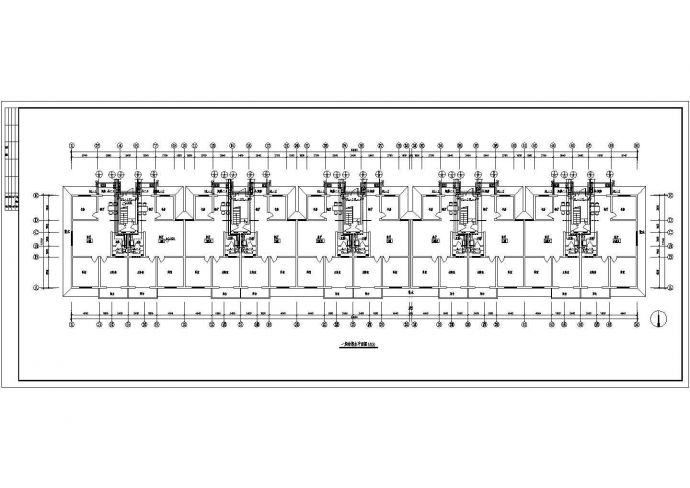 西安市小区4层并联式住宅楼全套给排水设计CAD图纸_图1
