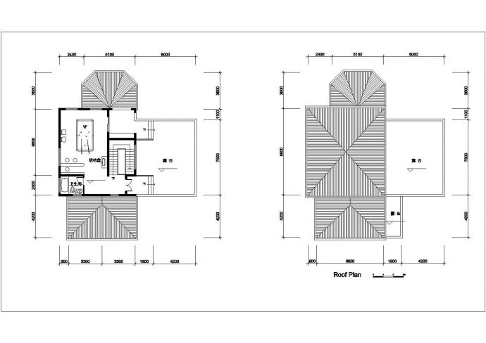 绵阳市什锦西村某350平米3层砖混结构单体别墅平立面设计CAD图纸_图1