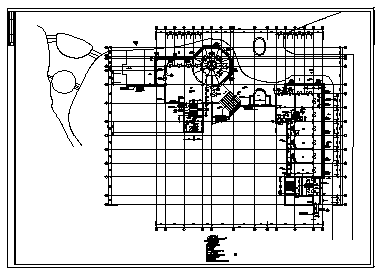 会所设计_某三层豪华会所建筑施工cad图纸-图一