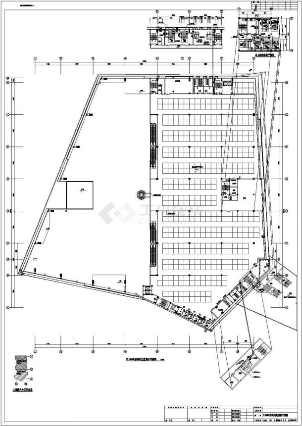 采暖设计_某会展中心采暖空调施工设计CAD图纸-图二