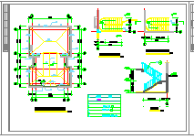 某地区别墅建筑设计CAD施工全套图_图1