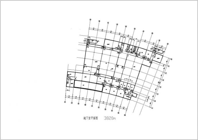 连云港市某某区装修办公大楼改造设计cad平立面施工方案图_图1