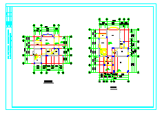 某两层别墅建筑cad设计平立面施工图_图1