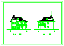 某二层别墅建筑设计方案图纸_图1