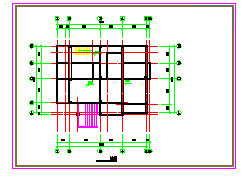 某错层别墅建筑结构设计CAD施工图-图二