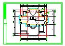 大单体别墅建筑设计CAD图