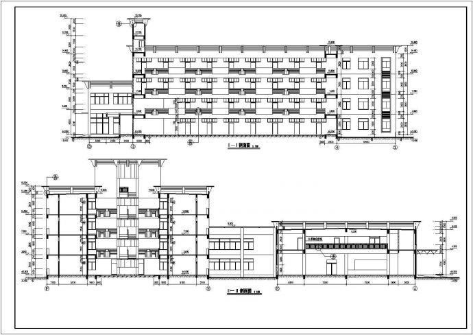 北京某大学5280平米四层框架结构学生宿舍楼建筑设计CAD图纸_图1
