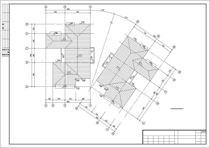 广州市某小区6层砖混结构民居住宅楼建筑设计CAD图纸（1层4户）_图1