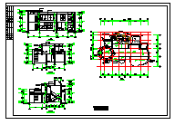 二套豪华型别墅建筑设计CAD施工图-图二
