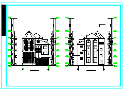 某豪华复式别墅建筑设计CAD施工图_图1