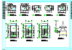 某豪华复式别墅建筑设计CAD施工图-图二